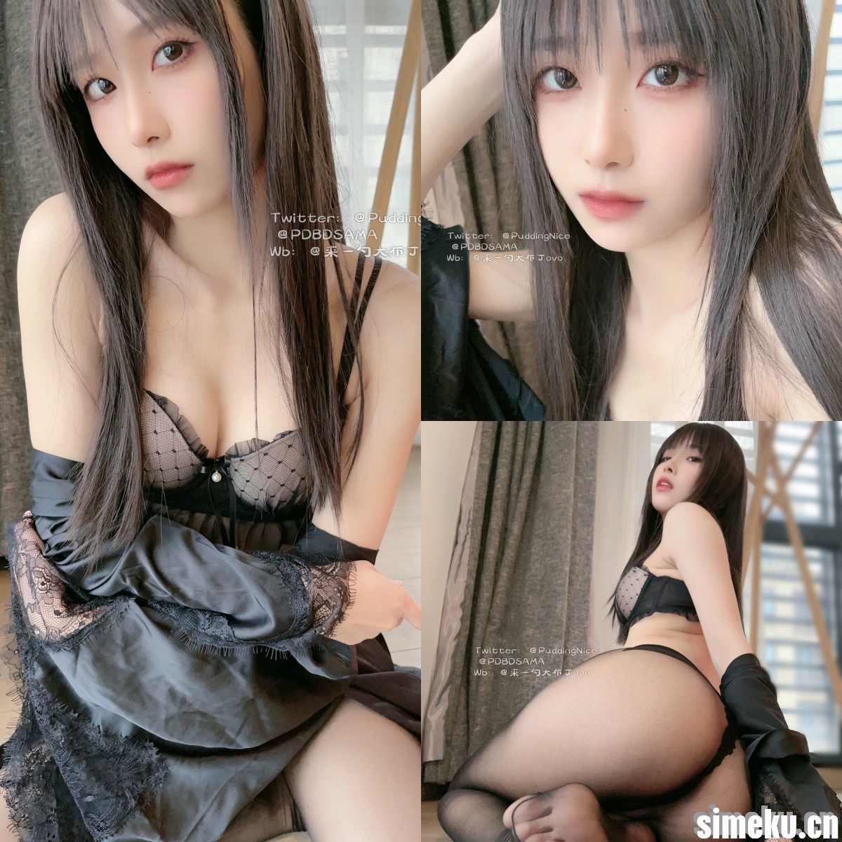 [美腿丝袜]黑丝黑内套装长腿丝袜小淑女[12P][GX0013]